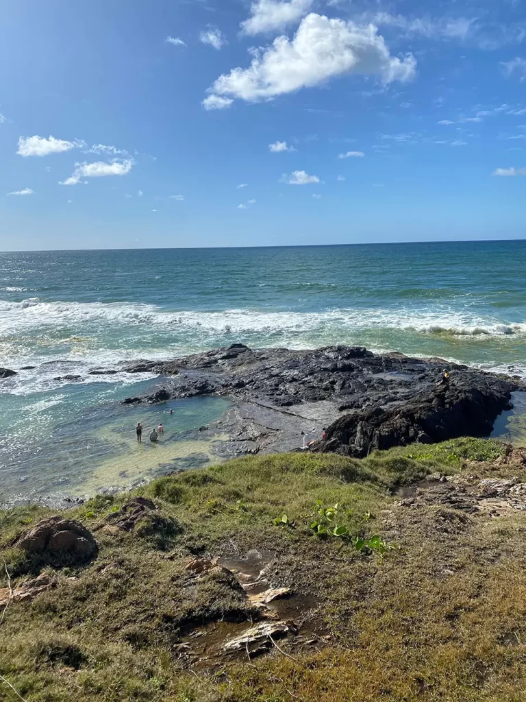 Fraser island Champagne rock pools